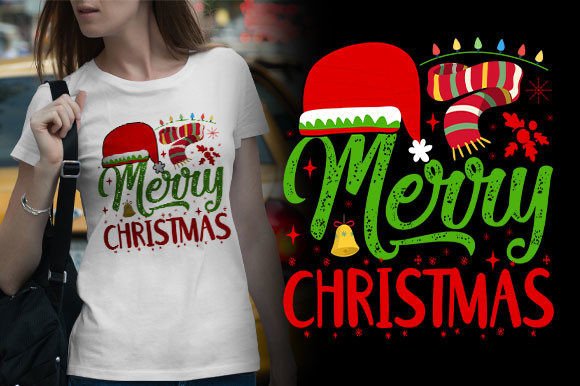 Download Merry Christmas T Shirt Design - Premium Bundle