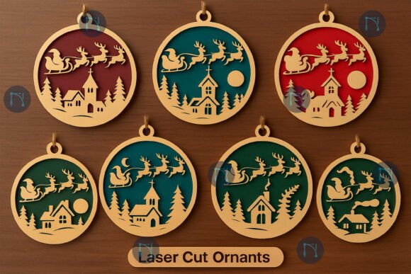 Download Santa Sleigh &amp; Reindeer SVG Bundle - Reindeer svg Collection