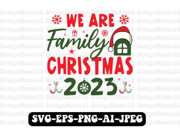 Download We Are Family Christmas T-shirt Design - Premium Resources