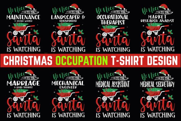Download Occupation Christmas T-shirt Design 3 - Premium Resources