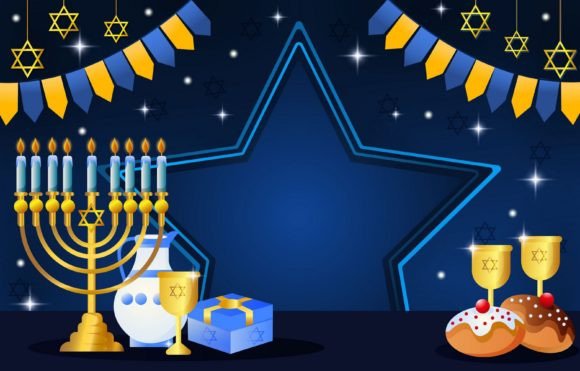 Download Hanukkah Festivity Background Design - Festivity Collection