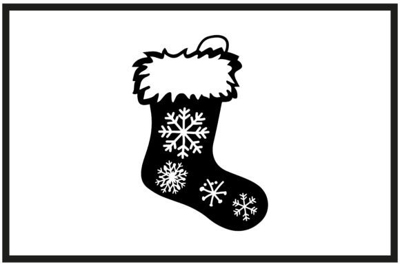 Download Christmas Stocking Silhouette Icon - Silhouette Collection