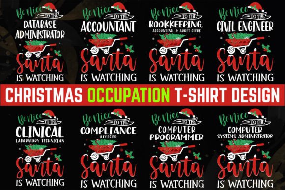 Download Profession Christmas T-shirt Design - Premium Resources