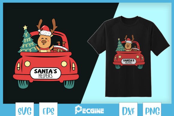 Download Santa Helpers Reindeer SVG - Reindeer svg Collection