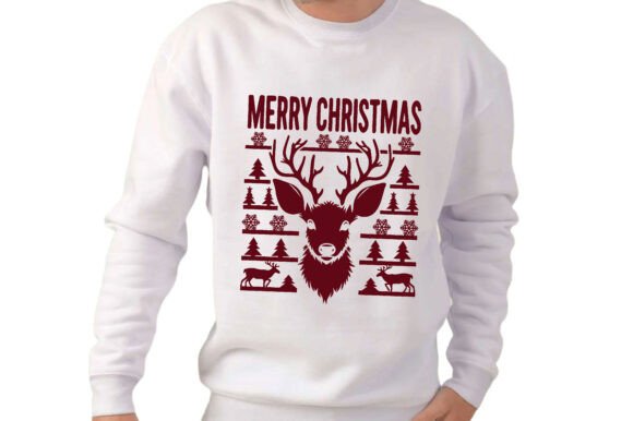 Download Reindeer Silhouette Merry Christmas - Silhouette Collection